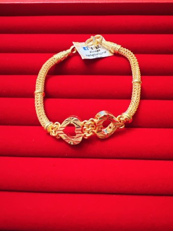 Armbånd 013 Gull 23k 15.16g. Size 18 cm. Gult gull 23k